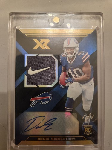 2019 Panini XR Devin Singletary 1/1 RPA🔥Player Worn One Of One Nike Swoosh Auto
