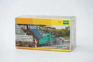 (D92) NZG 671/09 Vögele Super 1900 2 Tracked Paver KIBAG 1:50