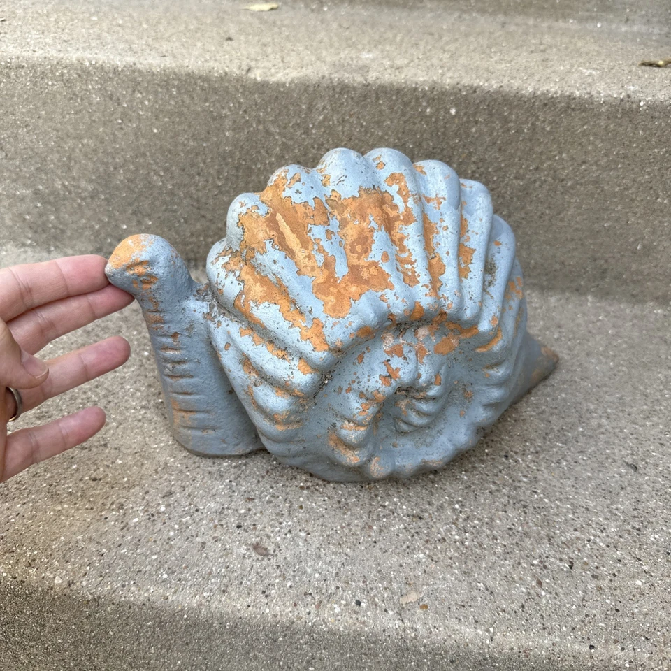 De colección MCM Terracota Cerámica Caracol Jardín Gnomo Decoración Exterior Estatua Foto 2 de 4