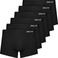 Qincao Herren Boxershorts 6Er Pack Baumwolle UnterwäSche Gr. S-4XL Ohne Zettel