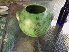Circa 1920 Weller Hand Made Coppertone Squat Vase Weller Hand Made Xlnt
