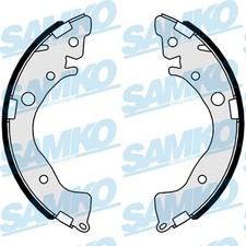 ORIGINAL® SAMKO Bremsbackensatz Hinten für Honda JAZZ III CIVIC VIII Hatchback