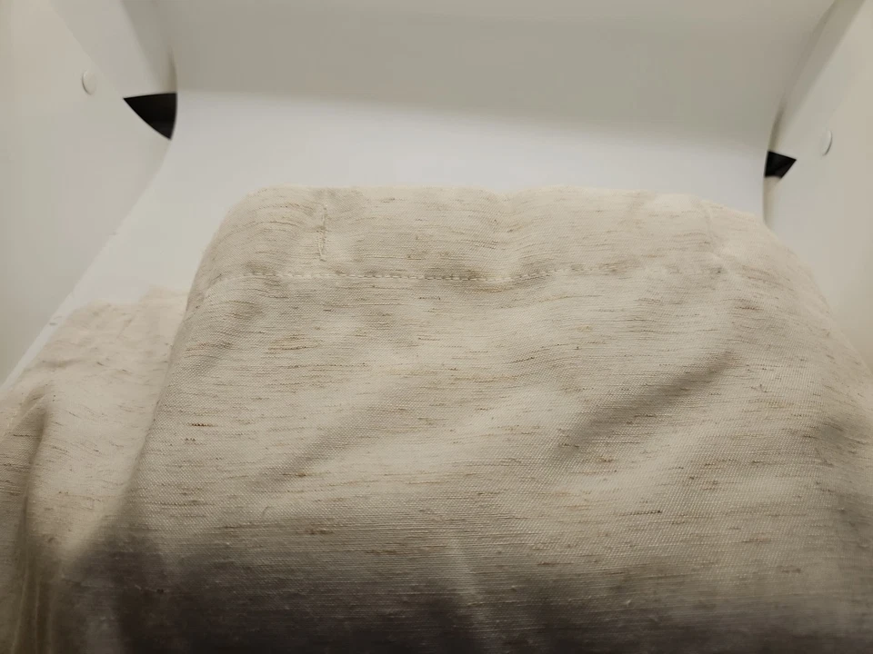 Better Homes and Gardens Cortina de Ducha Beige Claro Crochet y Flecos 72X72 Foto 2 de 3