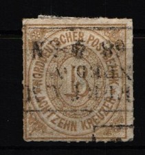 North German Confederation 11 Stamped #JT437