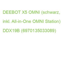 DEEBOT X5 OMNI (schwarz, inkl. All-in-One OMNI Station) DDX19B (6970135033089)