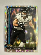 2025 Topps Chrome Football Brenton Strange #137 Ray Wave Raywave