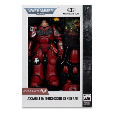 Warhammer 40K Action Figur - Blood Angels - Assault Intercessor Sergeant - 18 cm