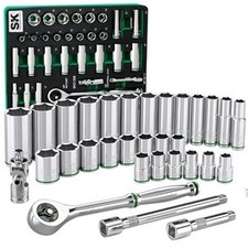 Sk Tools Usa 01308-216p 31 Piece 38 Drive Metric Standard Deep Socket Set Sk Tools Usa 01308-216p 31 Piece 38 Drive Metric Standard Deep Socket Set