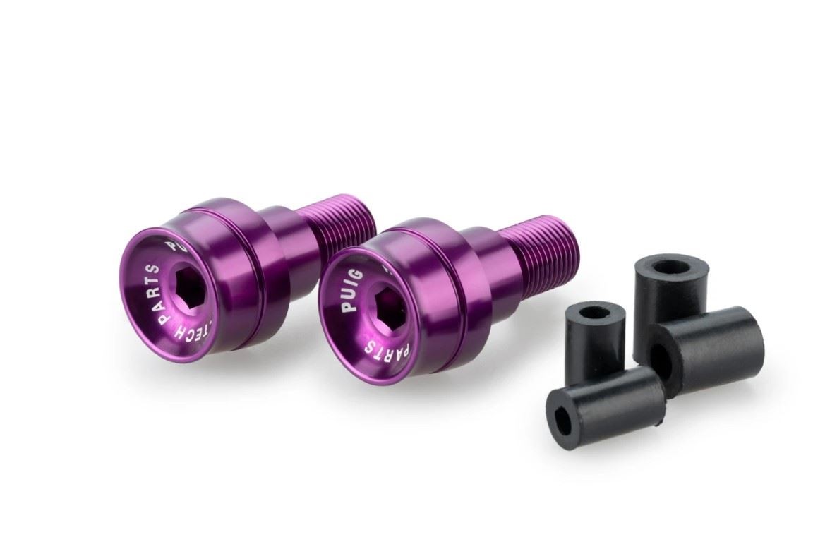 Puig Purple Speed Bar Ends Yamaha MT-09 SP 2018-2020