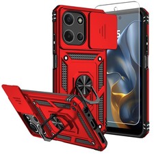 For Motorola Moto G Stylus/G Power/Moto G 5G 2025 Rugged Case Tempered Glass