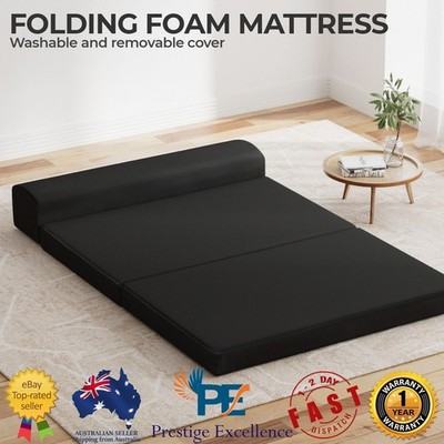 Folding Foam Mattress Portable Double Sofa Bed Mat Air Mesh