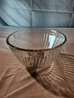 Pyrex 3 Cup Glass Ribbed Bowl Clear 7401 - S 5.5” No Lid