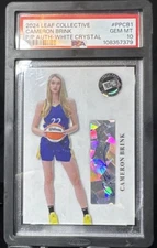 2024 Leaf Collective Cameron Brink White Crystal PSA 10 2/2 🔥POP 1🔥 See Photos