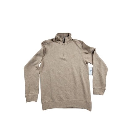 Chaps Est. 1978 Men's Quarter-Zip Pullover Sweater - Tan/Beige - Size M