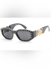 Versace VE4361 "Medusa Biggie" Studded Sunglasses NEW CASE BOX CLOTH BOOK UNISEX