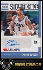 2021-22 Hoops #GS-CBZ Carlos Boozer Great SIGnificance
