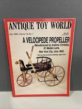 Antique Toy World Magazine July 1988
