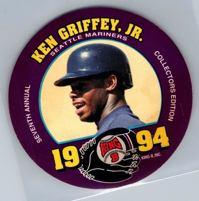 1994 King B Discs - Ken Griffey Jr. #6 - HOF NM *TEXCARDS*