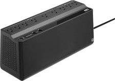 Back-Ups 850VA / 450W UPS Battery Backup Surge Protector, 9 Outlets, Type a Ch