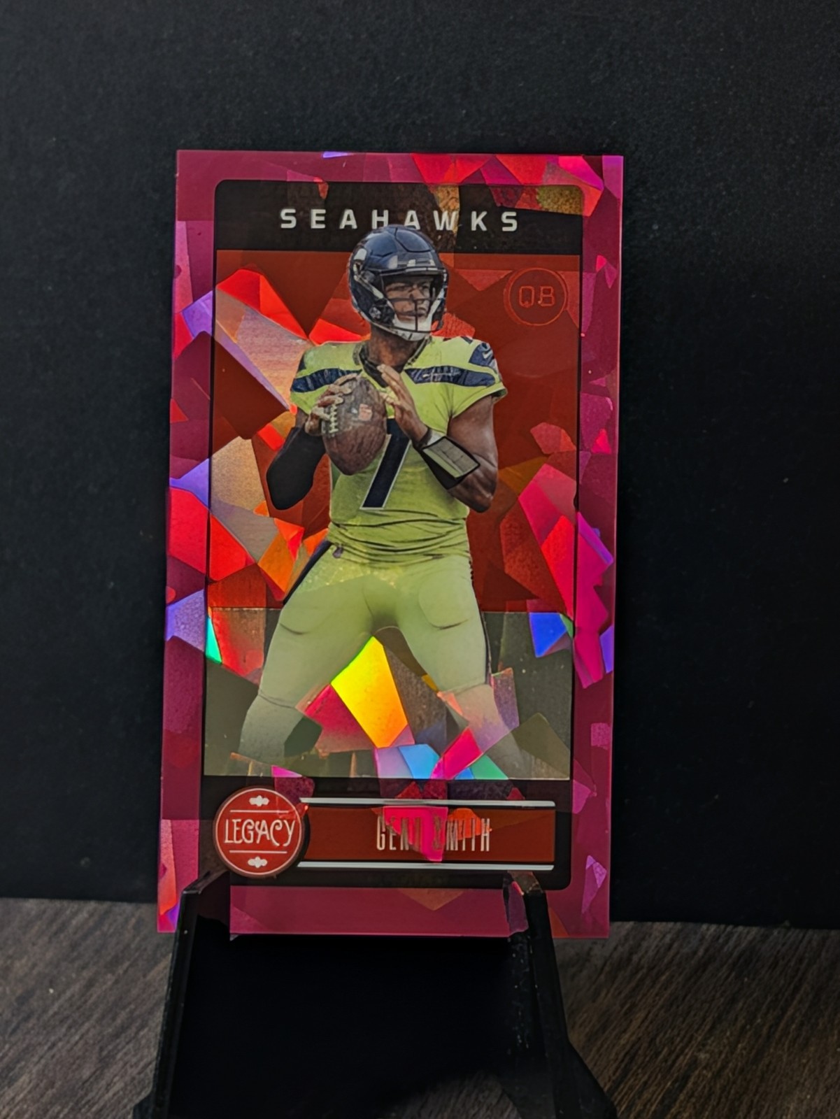 2023 Legacy GENO SMITH Premium Pink Ice Mini /5 #89 Seattle Seahawks SSP