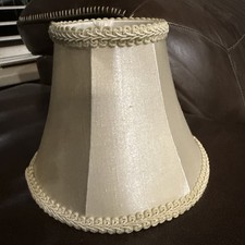 Round Lamp Shade Beige With Trim