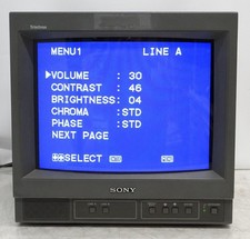 SONY PVM-14N1J 14 Inch Trinitron Color Video Monitor Tested Working 100V