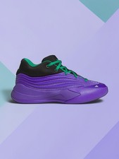 adidas Dame X Basketball Shoes Purple Rush/Black/Court Green JP8636 Sz 6.5