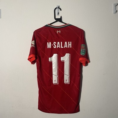 Liverpool 2021-22 Heimtrikot SALAH 11 S (NEUWERTIG) Carabao Cup Finale Fußball Nike