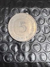 1982 F Germany 5 Deutsche Mark Coin Bundesrepublik Deutschland Eagle Vintage DM