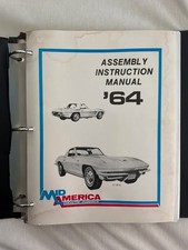 1964 Chevrolet Corvette Assembly Instruction Manual In Ring Binder