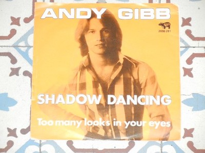ANDY GIBB - Shadow Dancing BELGIAN 7'' P/S 1977 (Bee Gees)