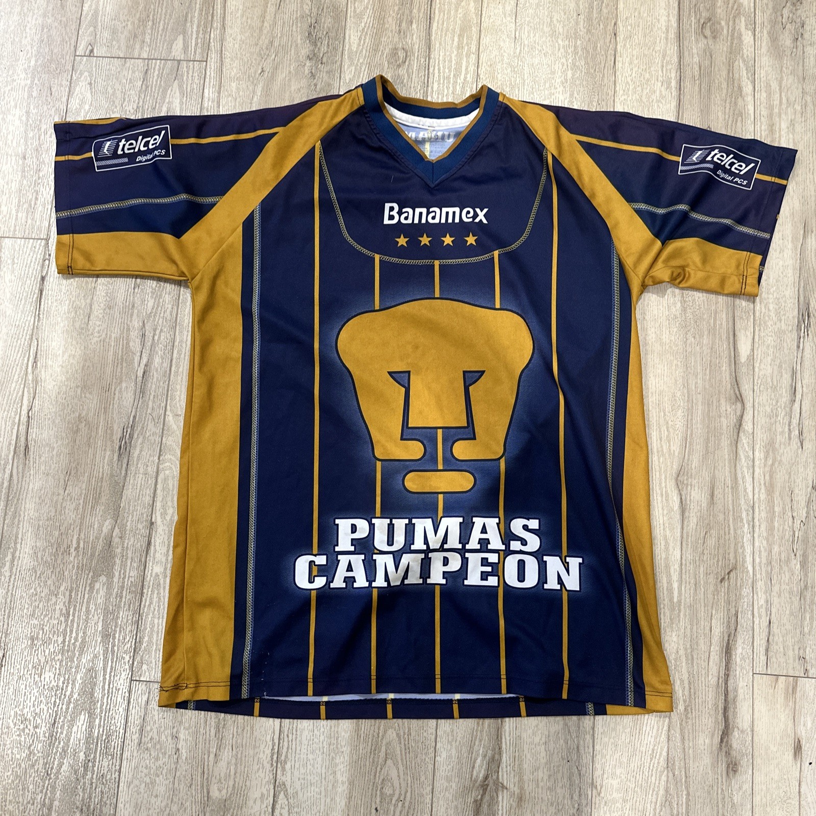 2000s Pumas Campeón Jersey Size Large Vintage Retro