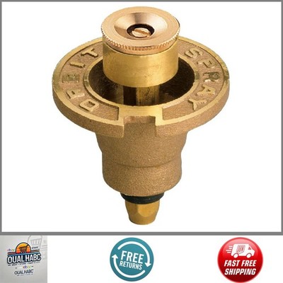 Orbit Brass Pop-Up Sprinkler 54071 Flush Head Half Pattern Spray Nozzle