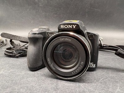 Sony CyberShot DSC-H50 Digitalkamera Schwarz 9.1 MP  15x Zoom  Fungus