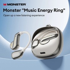 Monster AC390 Bluetooth Headphones Sport HiFi Sound Open Ear OWS Earphones ENC N