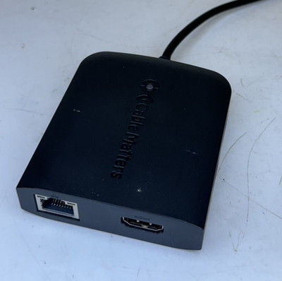 Cable Matters USB-C to DisplayPort Multiport Adapter w Power Delivery 201046-BLK