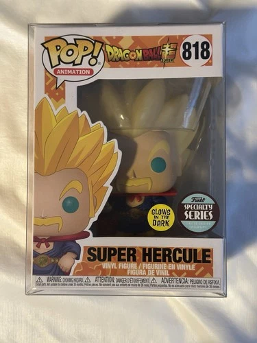 Funko Pop! Vinyl: Dragon Ball - Super Hercule (GITD) #818 + FREE POP PROTECTOR