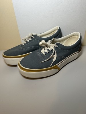 Vans Era Stacked Stormy Weather Blue Platform Shoes Womens Size 8.5
