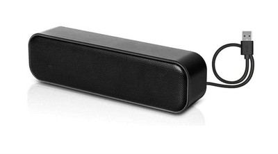 USB Computer Lautsprecher, Laptop Lautsprecher USB Powered Speaker Kabelgebunden Mini Soundbar Spea