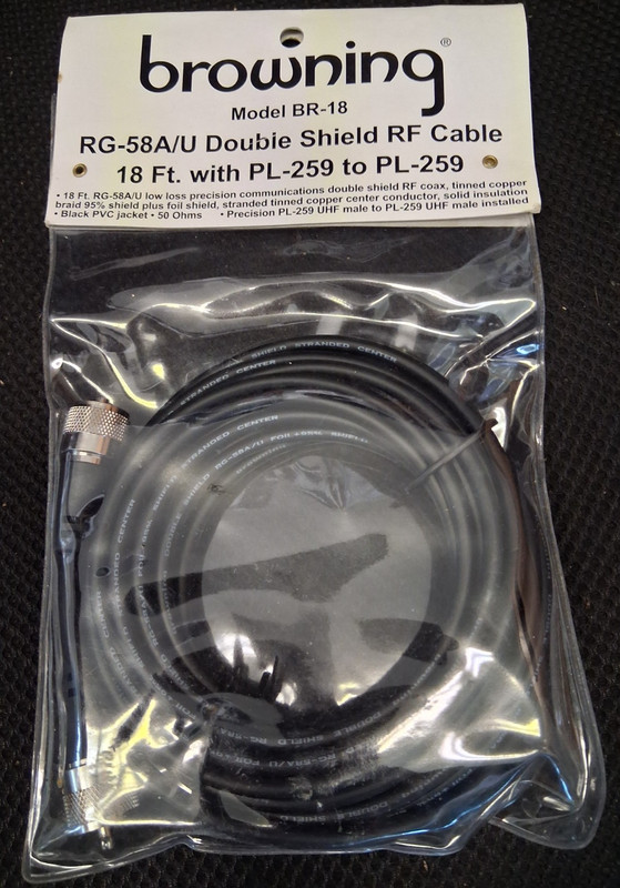 Browning Model BR-18 U Double SHield RF Cable
