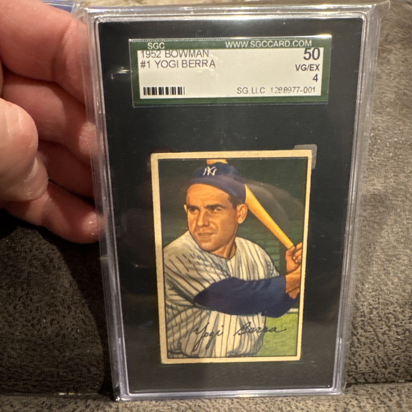 1952 Bowman - Yogi Berra #1 SGC 5
