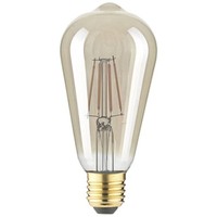 Lightme LM85058 Led E27 Kolbenform 4.5 W Bernstein (Ø X L) 64 Mm X 140 Mm 1 St.