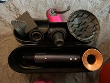 Dyson Supersonic Holiday Vinca Blue/Rose Hair Dryer with case