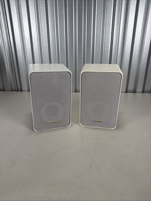 Realistic Minimus-7 スピーカー ペア Realistic Minimus 7 Speaker Pair 40-2045 White 40W 8 Ohm Radio
