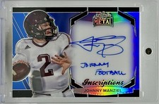 2024 Leaf Metal Inscriptions Johnny Manziel Autograph MHI-JM1 /100 Auto