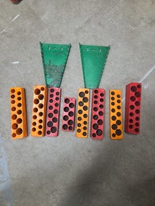 8 Mechanic's Time Savers Magnetic Socket Rack MTS And Wrench Rack