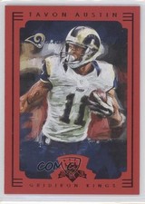 2015 Panini Gridiron Kings Red Frame Tavon Austin #27 4a1