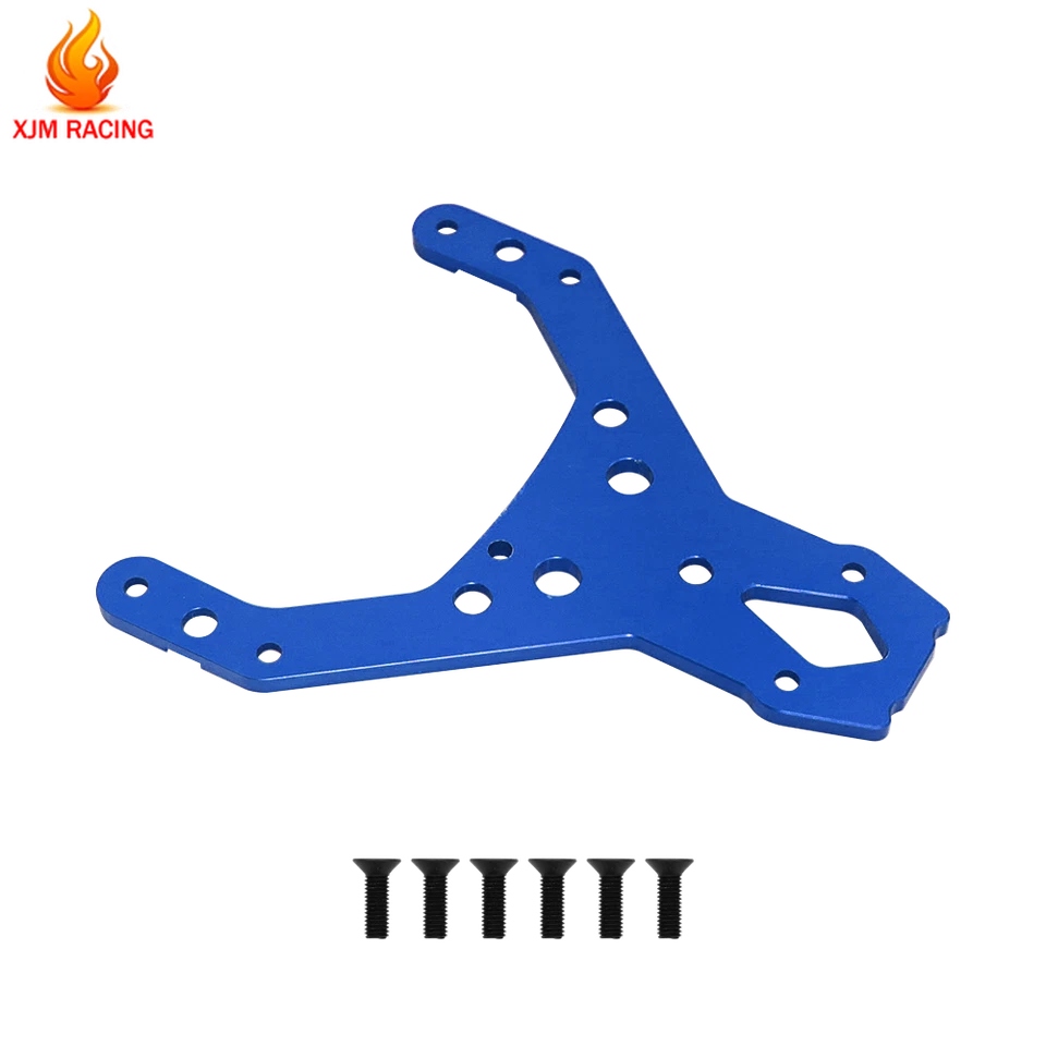 RC Alloy Front Upper Plate Kit Blue For 1/5 RC Buggy HPI BAJA RV KM 5B 5T 5SC - Image 2 of 4