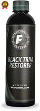 Black Trim Restorer - Unique Dye-Infused Formula Lasts 6 Months - Restores
