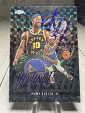 JIMMY BUTLER III | 2025-26 Topps Chrome Purple Refractor #’d /75 Warriors #INS-3